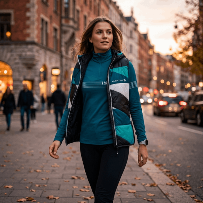 Жилет MARTINI Apex Black-Cyan Wmn