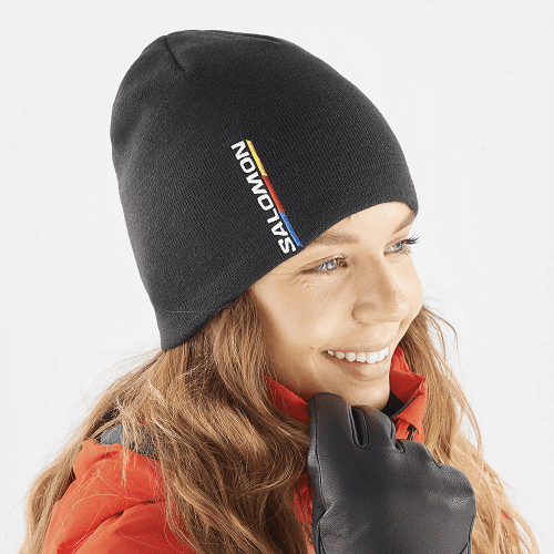 Шапка SALOMON Graphic Beanie Deep Black