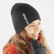 Шапка SALOMON Graphic Beanie Deep Black в магазине Sport-Nordic.ru.
