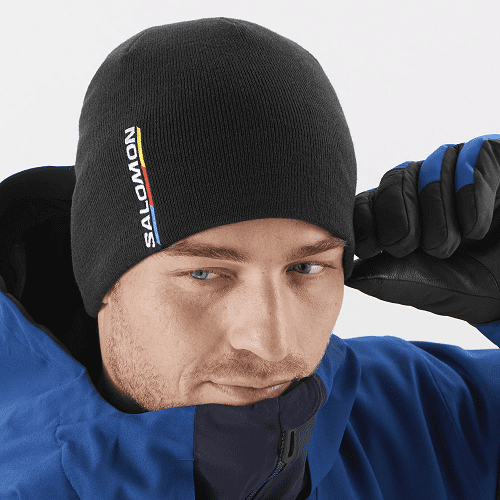 Шапка SALOMON Graphic Beanie Deep Black