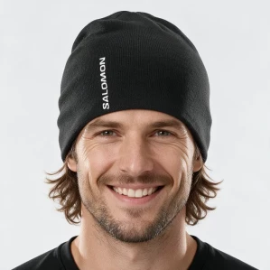 Шапка SALOMON Graphic Beanie Deep Black