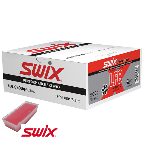 Парафин SWIX LF8X +4-4° 180g Service Pack