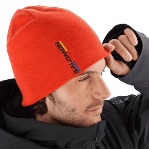 Шапка SALOMON Graphic Beanie Fiery Red