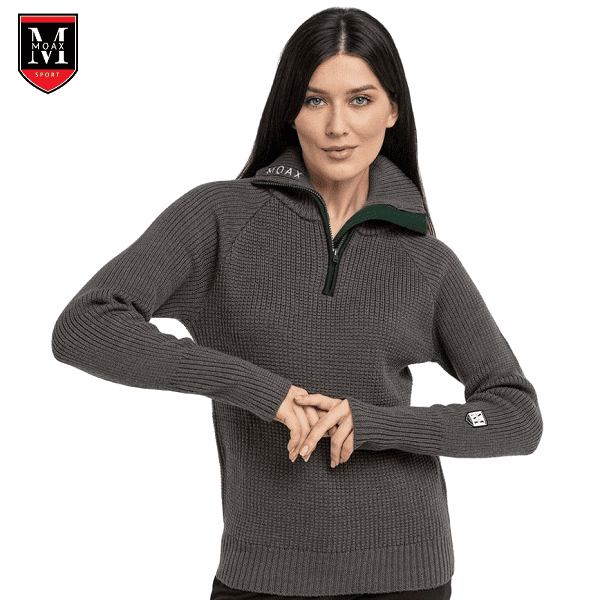 Свитер MOAX Komi Charcoal Unisex в магазине Sport-Nordic.ru.