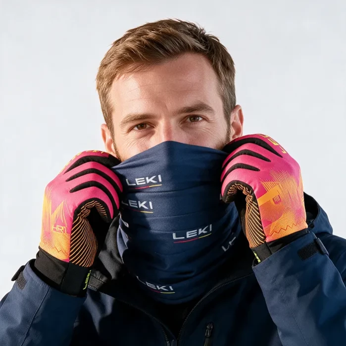 Бафф LEKI Multiscarf True Navy Blue-White