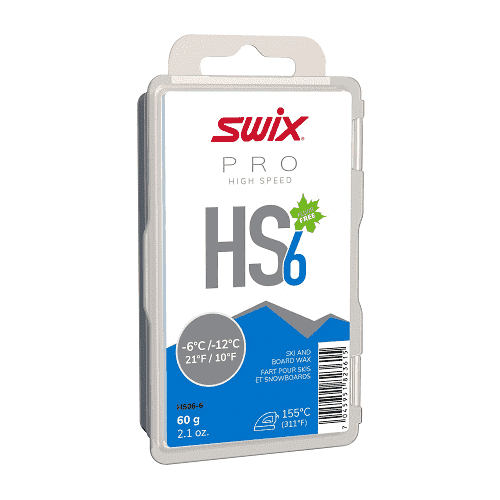 Парафин SWIX HS6 Blue -6-12° 60g