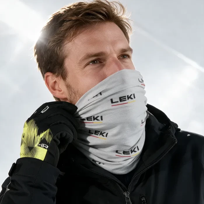 Бафф LEKI Multiscarf Light Grey-Black