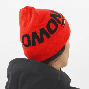 Шапка SALOMON Hermitage Beanie Cherry Tomato