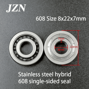 Подшипник JZN Hybrid Ceramic 608 (9 шариков)