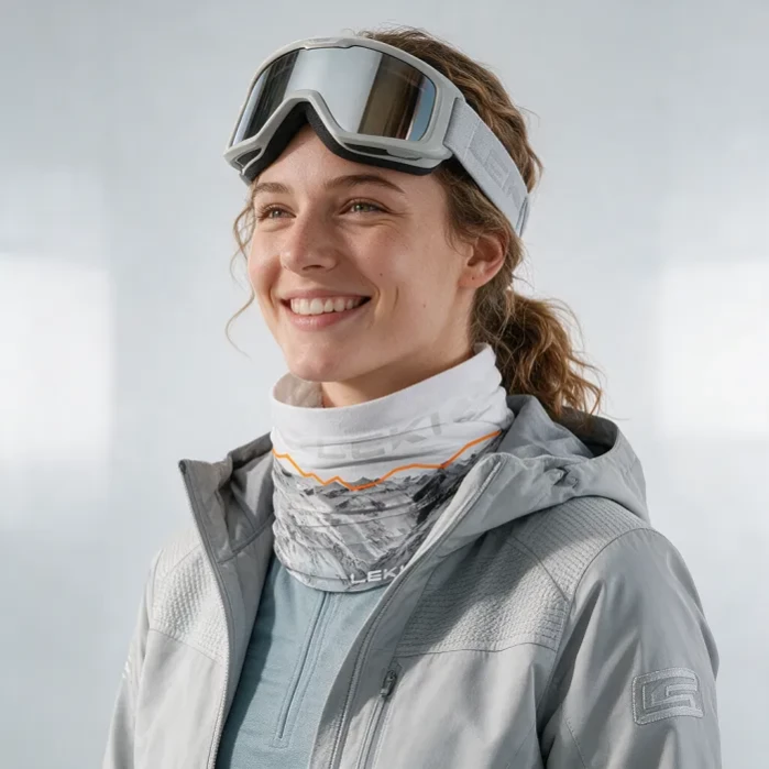 Бафф LEKI Multiscarf White-Black-Orange