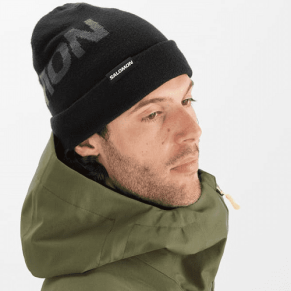 Шапка SALOMON Hermitage Beanie Deep Black