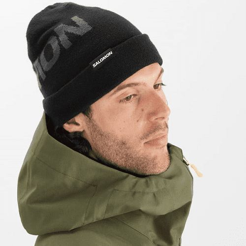 Шапка SALOMON Hermitage Beanie Deep Black в магазине Sport-Nordic.ru.