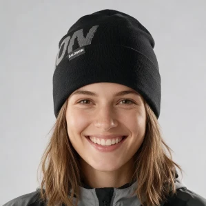 Шапка SALOMON Hermitage Beanie Deep Black