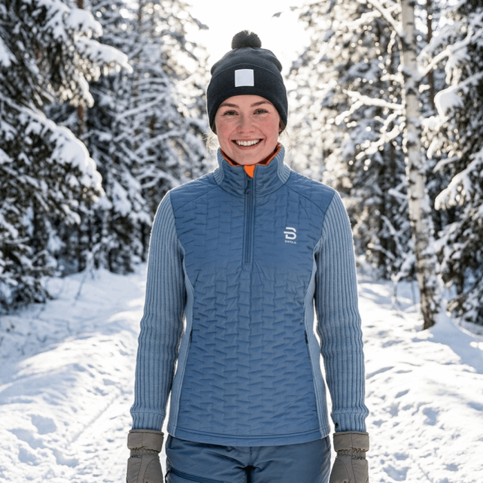 Кофта BD Half Zip Comfy 2.0 Moonstone Blue Wmn в магазине Sport-Nordic.ru.