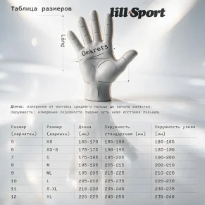 Перчатки LillSport Solid Thermo Black