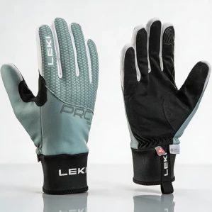 Перчатки LEKI PRC ThermoPlus Black-Ice Green Wmn