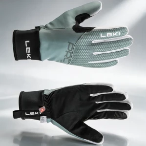Перчатки LEKI PRC ThermoPlus Black-Ice Green Wmn