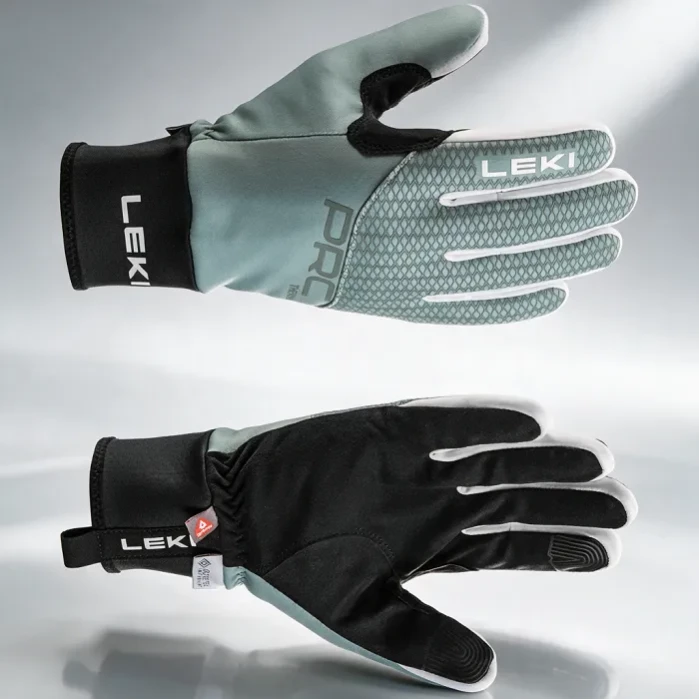 Перчатки LEKI PRC ThermoPlus Black-Ice Green Wmn