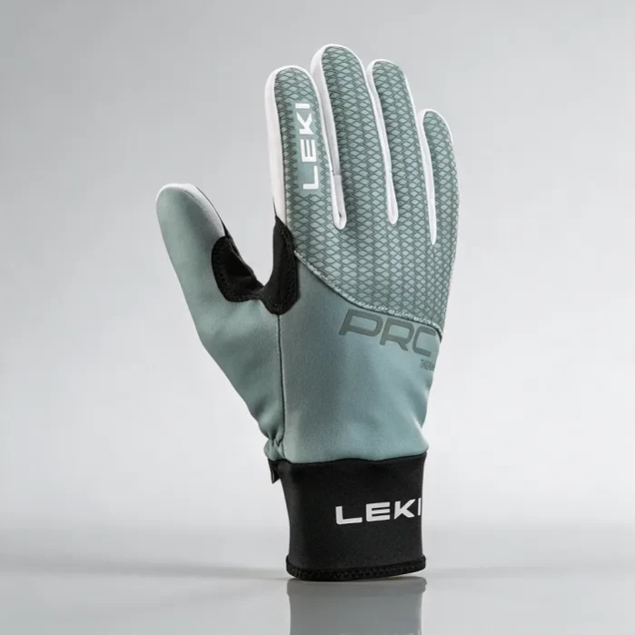 Перчатки LEKI PRC ThermoPlus Black-Ice Green Wmn