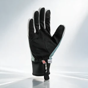 Перчатки LEKI PRC ThermoPlus Black-Ice Green Wmn