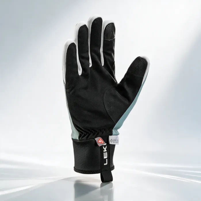 Перчатки LEKI PRC ThermoPlus Black-Ice Green Wmn