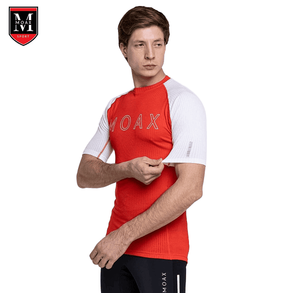 Футболка MOAX Race Light SS Bright Red Man