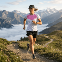 Футболка BD T-Shirt Run 365 Neon Pink Wmn