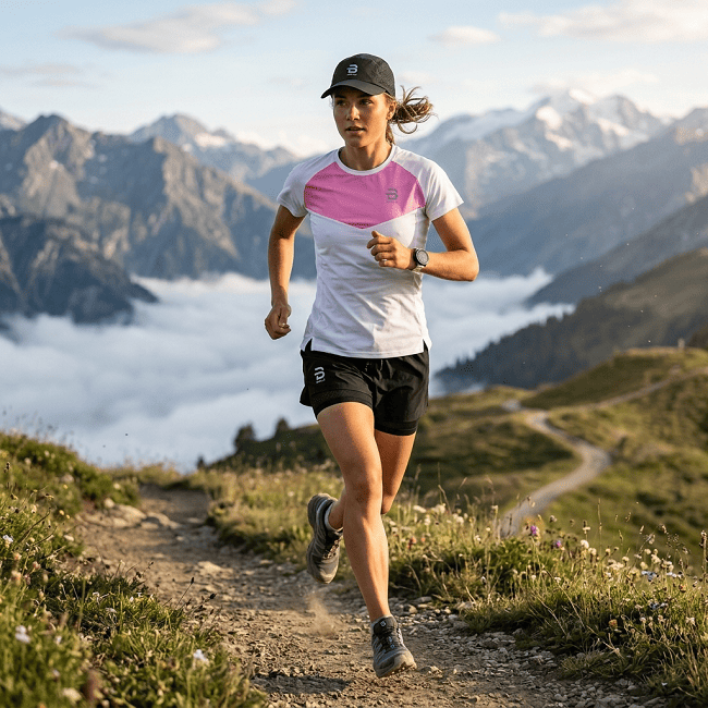 Футболка BD T-Shirt Run 365 Neon Pink Wmn в магазине Sport-Nordic.ru.