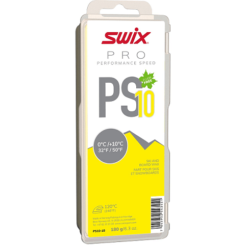 Парафин SWIX PS10 Yellow 0°+10° 180g в магазине Sport-Nordic.ru.