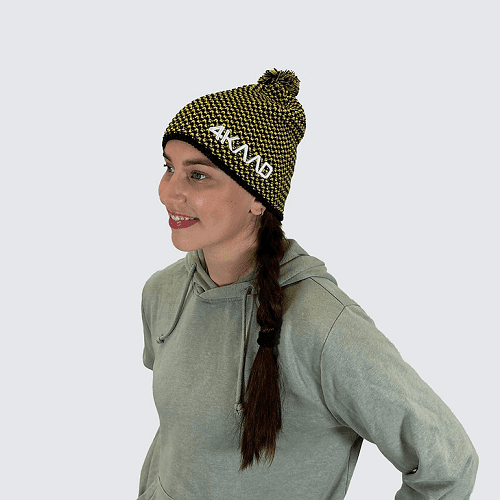 Шапка 4KAAD Oda Beanie Black Yellow в магазине Sport-Nordic.ru.