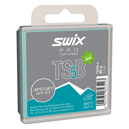 Парафин SWIX TS5 Black -10-18° 40g