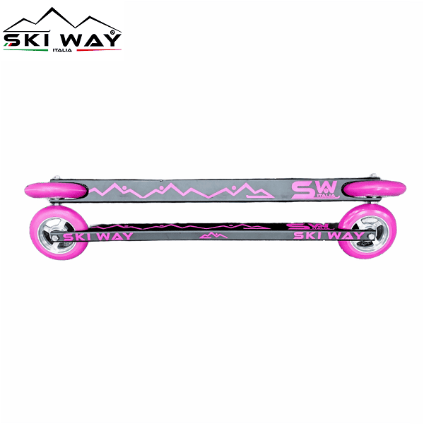 Лыжероллеры SKI WAY Flash 530 Pink 78A Ceramic в магазине Sport-Nordic.ru.