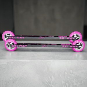 Лыжероллеры SKI WAY Flash 530 Pink 78A Ceramic