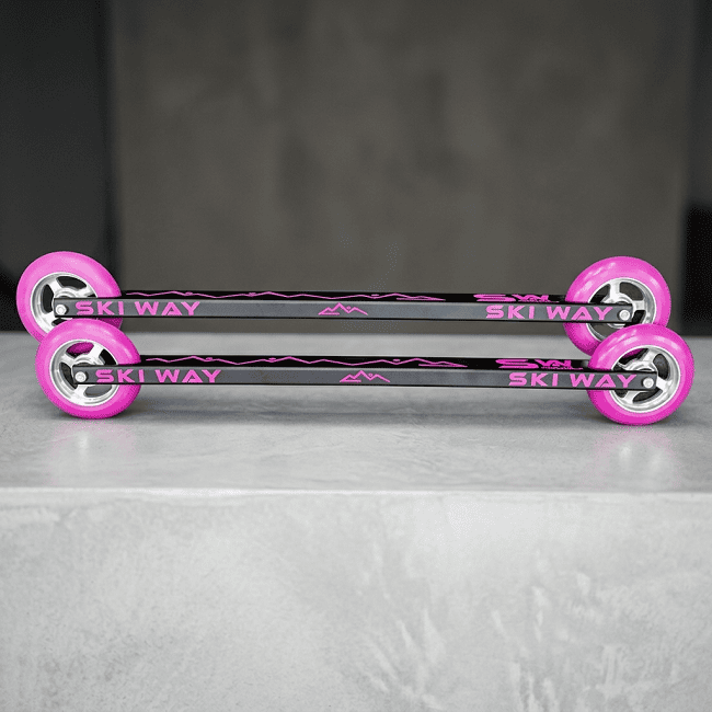 Лыжероллеры SKI WAY Flash 530 Pink 78A Ceramic в магазине Sport-Nordic.ru.