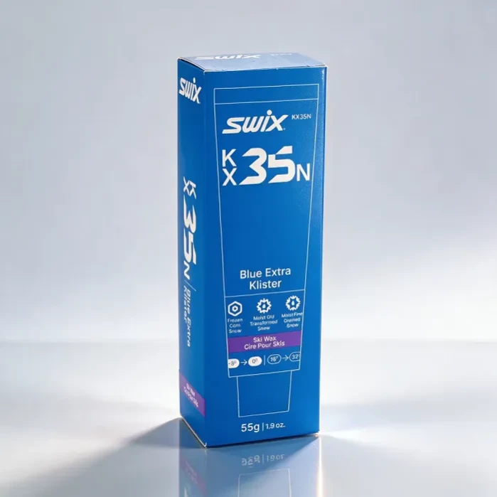 Мазь SWIX KX35N Blue Extra Klister -8-0° 55g