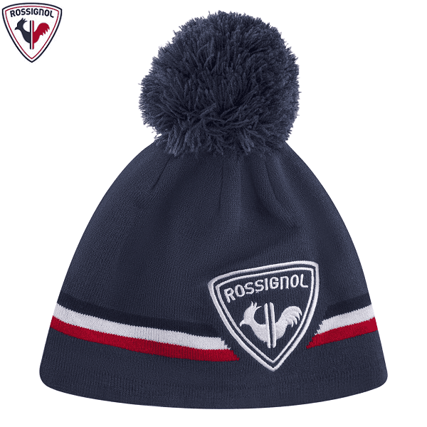 Шапка ROSSIGNOL Rooster Pompon Dark Navy в магазине Sport-Nordic.ru.