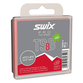 Парафин SWIX TS8 Black -4+4° 40g