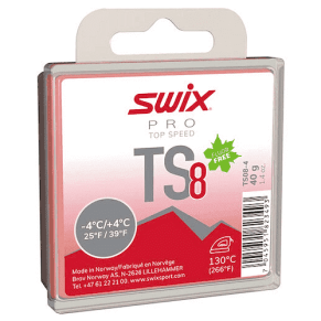 Парафин SWIX TS8 Red -4+4° 40g