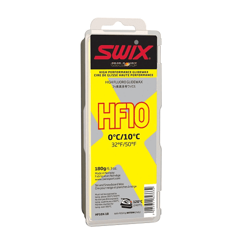 Парафин SWIX HF10X 0+10° 180g в магазине Sport-Nordic.ru.