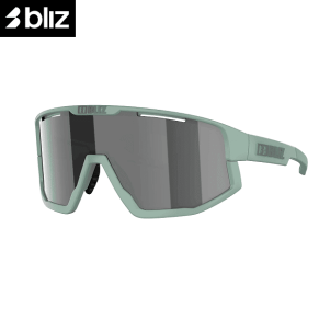 Очки BLIZ Fusion Small Matt Green Smoke Mirror Silver