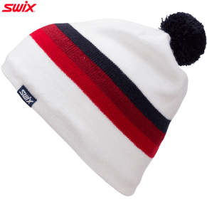 Шапка SWIX Marka White/Red JR