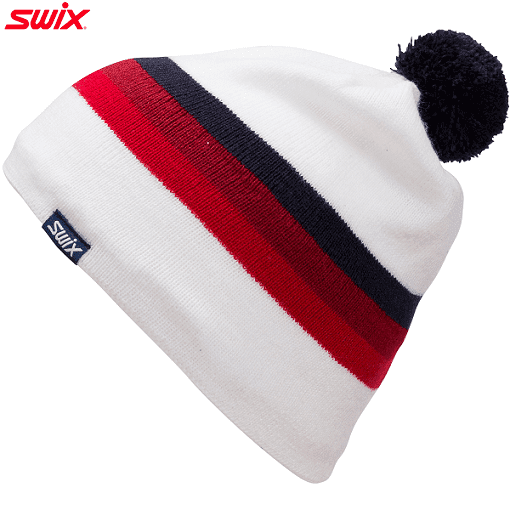 Шапка SWIX Marka White/Red JR в магазине Sport-Nordic.ru.