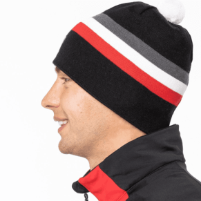 Шапка MOAX Tradition Stripe Black Red