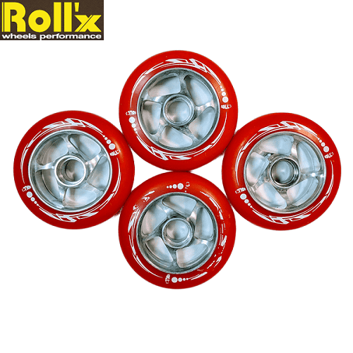 Колесо ROLLX Racing 100 Five Red 82A в магазине Sport-Nordic.ru.