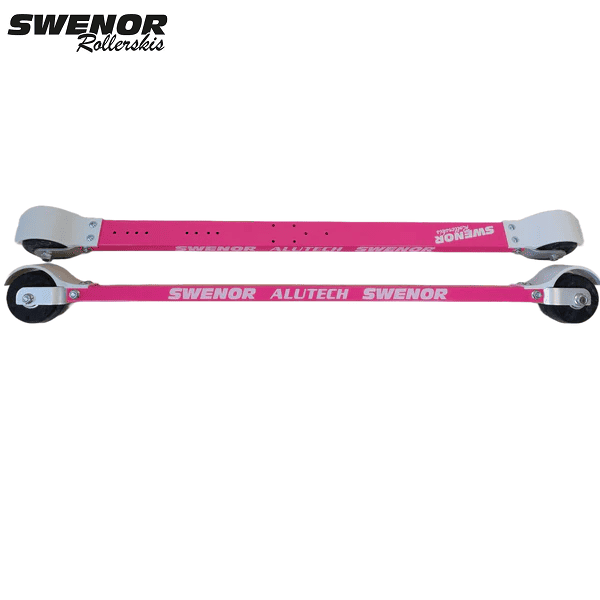 Лыжероллеры SWENOR Classic Pink Alutech (2) в магазине Sport-Nordic.ru.