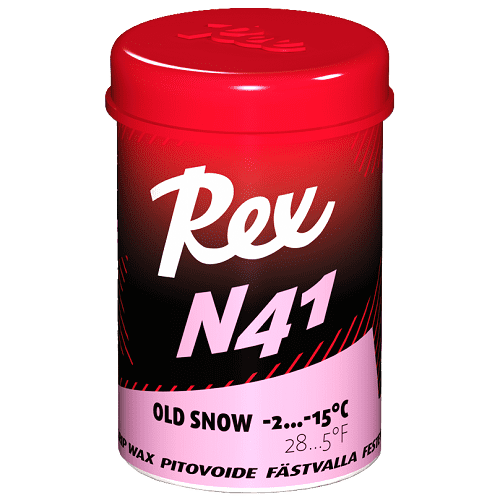 Мазь REX N41 Pink "old snow" -2-15° 45g в магазине Sport-Nordic.ru.