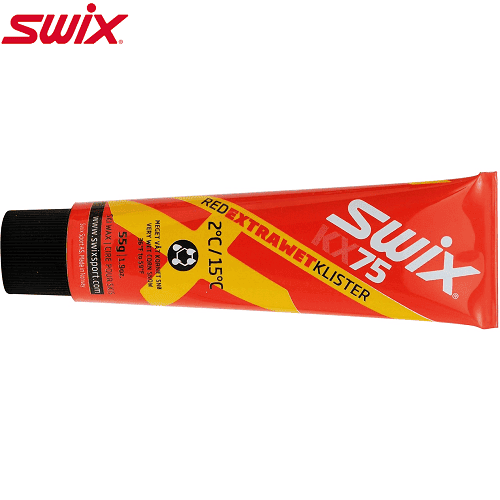 Мазь SWIX KX75 Red Extra Wet +2+15° 55g в магазине Sport-Nordic.ru.