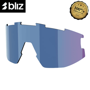 Линза BLIZ Fusion Matrix Smoke Mirror Blue