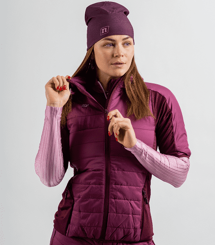 Жилет NONAME Ski Vest Wine Red Dark Rasberry 24 Wmn в магазине Sport-Nordic.ru.