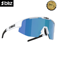 Очки BLIZ Matrix White Smoke Blue Mirror
